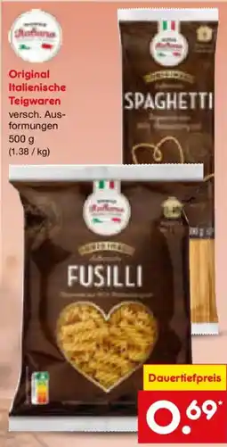 Netto Marken-Discount Original Italienische Teigwaren Angebot