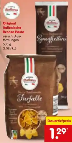 Netto Marken-Discount Rattona Original italienische Bronze Pasta Angebot