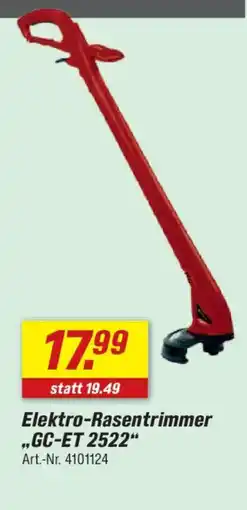 toom Baumarkt Elektro-Rasentrimmer „GC-ET 2522“ Angebot