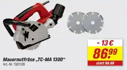 toom Baumarkt Mauernutfräse "TC-MA 1300" Angebot