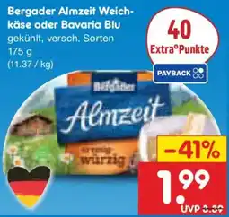 Netto Marken-Discount Bergader Almzeit Weichkäse Angebot