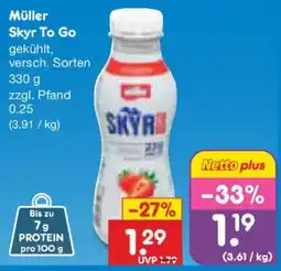 Netto Marken-Discount Müller Skyr To Go Angebot