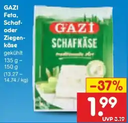 Netto Marken-Discount GAZI Schafkäse Angebot