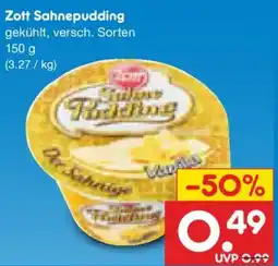 Netto Marken-Discount Zott Sahnepudding Angebot