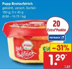 Netto Marken-Discount Popp Brotaufstrich Angebot
