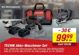 toom Baumarkt TECNIK Akku-Maschinen-Set Angebot