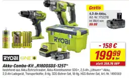 toom Baumarkt RYOBI Akku-Combo-Kit „R18DDSDS-125T“ Angebot