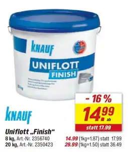toom Baumarkt knauf Uniflott „Finish“ Angebot