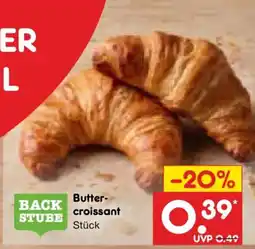 Netto Marken-Discount BACKSTUBE Butter-croissant Angebot