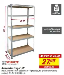 toom Baumarkt Schulterlastregal „S“ Angebot