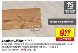 toom Baumarkt Laminat „Pinie“ Angebot