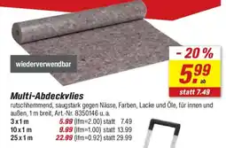 toom Baumarkt Multi-Abdeckvlies Angebot