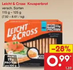 Netto Marken-Discount Leicht & Cross Knusperbrot Angebot