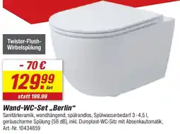 toom Baumarkt Wand-WC-Set „Berlin“ Angebot