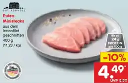 Netto Marken-Discount GUT PONHOLZ Puten-Ministeaks Angebot
