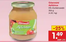 Netto Marken-Discount Odenwald Apfelmus Angebot