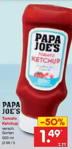 Netto Marken-Discount PAPA JOE'S Tomato Ketchup Angebot