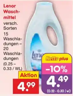 Netto Marken-Discount Lenor Waschmittel Angebot