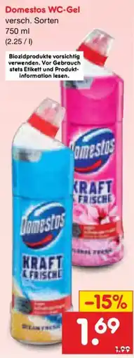 Netto Marken-Discount Domestos WC-Gel Angebot