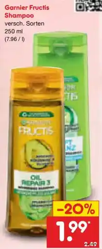 Netto Marken-Discount Garnier Fructis Shampoo Angebot