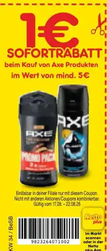 Netto Marken-Discount Axe Produkte Angebot