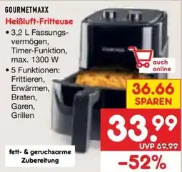 Netto Marken-Discount GOURMETMAXX Heißluft-Fritteuse Angebot