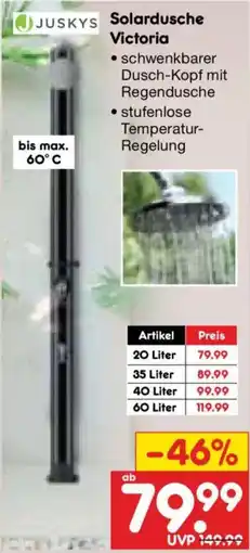 Netto Marken-Discount Solardusche Victoria Angebot