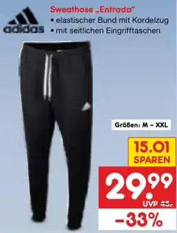 Netto Marken-Discount Sweathose "Entrada" adidas Angebot