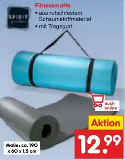 Netto Marken-Discount Spirit Fitnessmatte Angebot