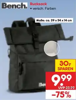 Netto Marken-Discount Bench Rucksack Angebot