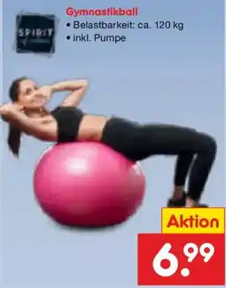 Netto Marken-Discount Spirit Gymnastikball Angebot