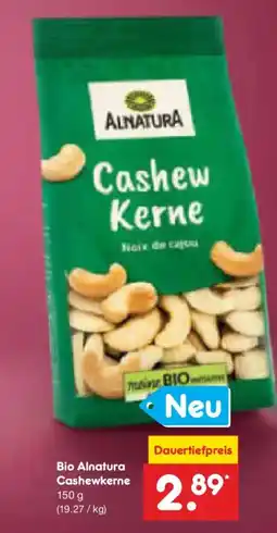 Netto Marken-Discount Bio Alnatura Cashewkerne Angebot