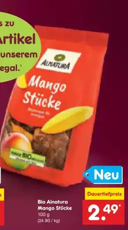 Netto Marken-Discount Bio Alnatura Mango Stücke Angebot