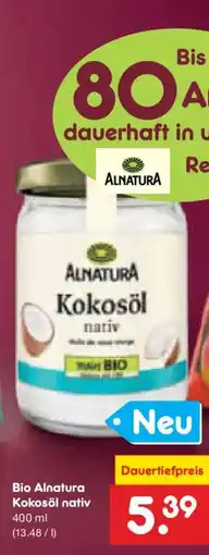 Netto Marken-Discount Bio Alnatura Kokosöl nativ Angebot