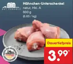Netto Marken-Discount GUT PONHOLZ Hähnchen-Unterschenkel Angebot