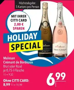 CITTI Markt Malesan Crémant de Bordeaux Angebot