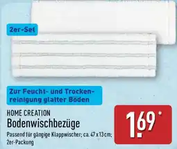 Aldi Nord HOME CREATION Bodenwischbezüge Angebot
