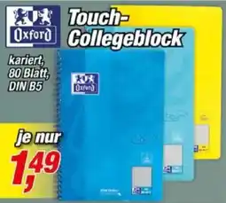 Posten Börse Oxford Touch-Collegeblock Angebot