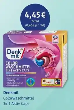dm drogerie Denkmit Colorwaschmittel 3in1 Aktiv Caps Angebot