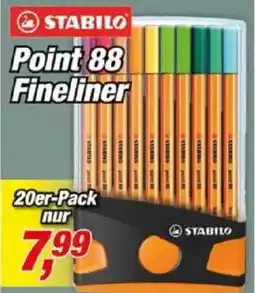Posten Börse STABILO Point 88 Fineliner Angebot