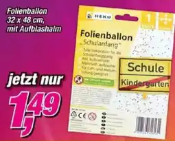 Posten Börse HEKU Folienballon Schulanfang Angebot