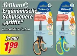 Posten Börse Pelikan Ergonomische Schulschere "griffix" Angebot