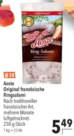 CITTI Markt Aoste Original französische Ringsalami Angebot