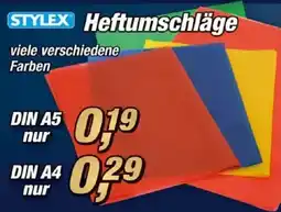 Posten Börse STYLEX Heftumschläge Angebot