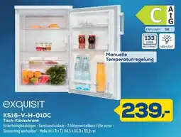 Euronics exquisit KS16-V-H-010C Tisch-Kühlschrank Angebot