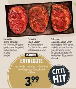 CITTI Markt ENTRECÔTE Angebot