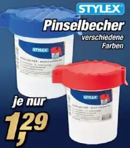 Posten Börse Pinselbecher STYLEX Angebot