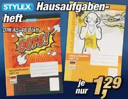 Posten Börse STYLEX Hausaufgaben-heft Angebot