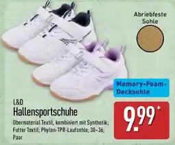 Aldi Nord L&D Hallensportschuhe Angebot