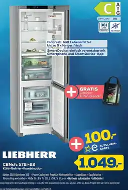 Euronics LIEBHERR CBNsfc 572i-22 Kühl-Gefrier-Kombination Angebot
